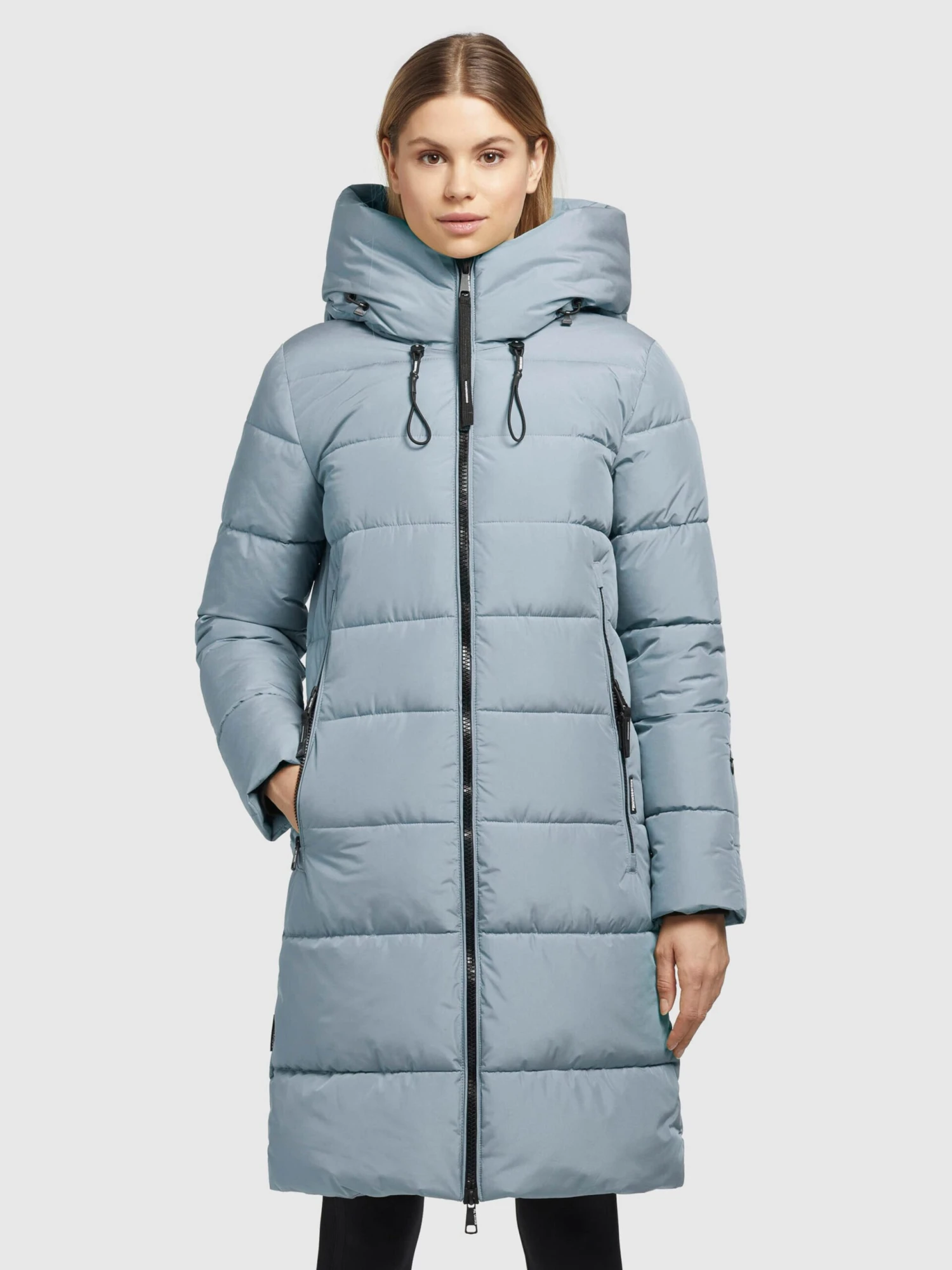 Khujo Wintermantels Wintermantel Jilias Dames Opaal 2 Khujo Wintermantels Wintermantel Jilias Dames Opaal - Afbeelding 2