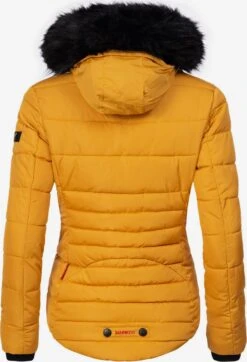 Marikoo Winterjassen Winterjas Lotusblüte Dames Goudgeel -Kledingverkoopwinkel 553be8624fc5e0d7a2eba86a7ab7666a