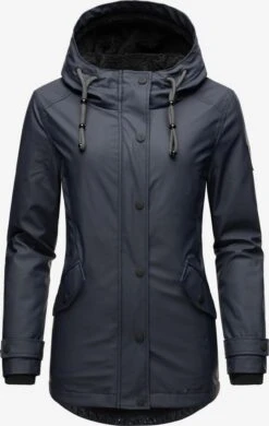 Navahoo Winterjassen Winterjas Lindraa Dames Donkerblauw