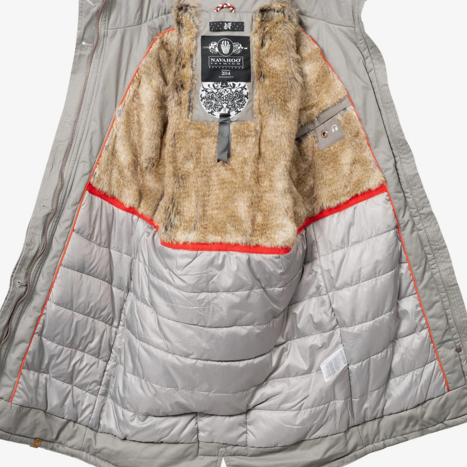 Navahoo Parkas Winterparka Kin-Joo Dames Grijs 4 Navahoo Parkas Winterparka Kin-Joo Dames Grijs - Afbeelding 4