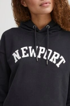 OXMO Hoodies Trui Colisa Dames Zwart -Kledingverkoopwinkel 5ba9f82578a821523a053d3c36846109