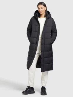 Khujo Wintermantels Wintermantel Corinna Dames Zwart -Kledingverkoopwinkel 5d086323815020ab5cfdf2815bd1ec2c