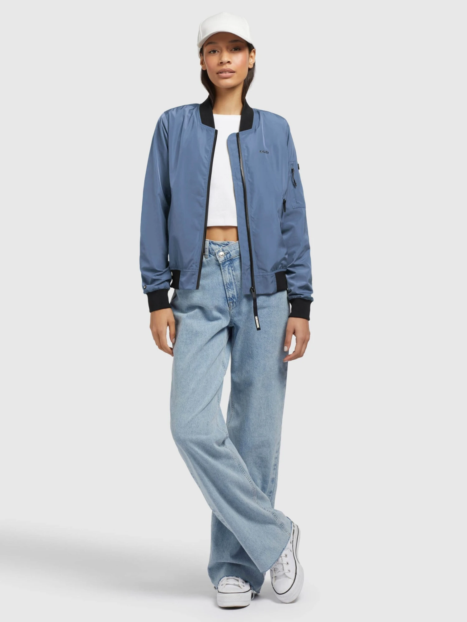 Khujo Tussenjassen Tussenjas Stence2 Dames Blauw 6 Khujo Tussenjassen Tussenjas Stence2 Dames Blauw - Afbeelding 6