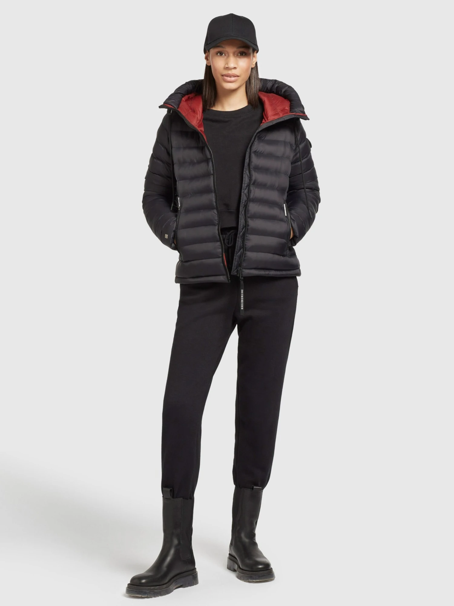 Khujo Winterjassen Winterjas Lovina Dames Zwart 6 Khujo Winterjassen Winterjas Lovina Dames Zwart - Afbeelding 6