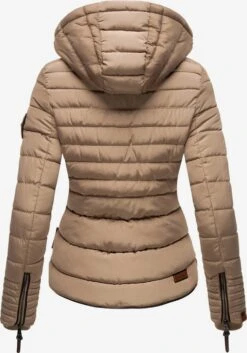 Marikoo Winterjassen Winterjas Amber Dames Beige -Kledingverkoopwinkel 6180aec0a366903ec13e62903d5a7544