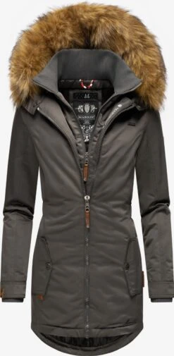 Marikoo Wintermantels Wintermantel Sanakoo Dames Donkergrijs 9 Marikoo Wintermantels Wintermantel Sanakoo Dames Donkergrijs -Kledingverkoopwinkel 64ba06f3b9a96b0268f4b53ed9e87baf