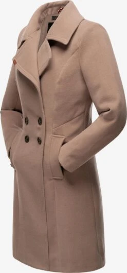 Navahoo Wintermantels Wintermantel Wooly Dames Beige -Kledingverkoopwinkel 64f9255b760ee8531cf43ca57ea99b5e