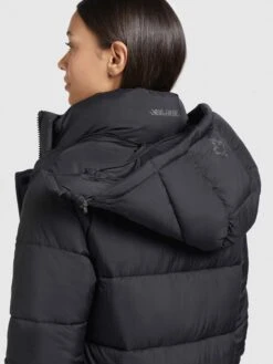 Khujo Wintermantels Wintermantel Corinna Dames Zwart -Kledingverkoopwinkel 6895fa9b1a3ae2377cdfeda9ad4babc0