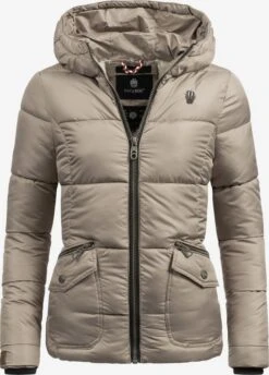 Navahoo Winterjassen Winterjas Megan Dames Beige -Kledingverkoopwinkel 6b831d4647ed6577fe1f13fe9b380586