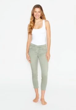 Angels Jeans Slimfit Jeans Dames Groen -Kledingverkoopwinkel 6bca26fad025135d14ac0b52f0240f25