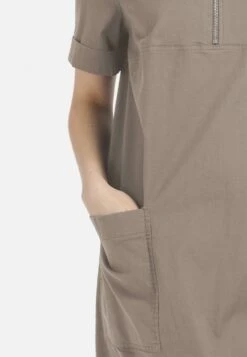 HELMIDGE Midi Jurken Jurk Dames Beige -Kledingverkoopwinkel 6cde7aeb75035ea2167f13c87c408cd6