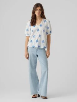 Vero Moda Blouses Met Korte Mouw Blouse Ursula Dames Wit 7 Vero Moda Blouses Met Korte Mouw Blouse Ursula Dames Wit -Kledingverkoopwinkel 6e21a6604bf207413c84ea94d27c4fdb