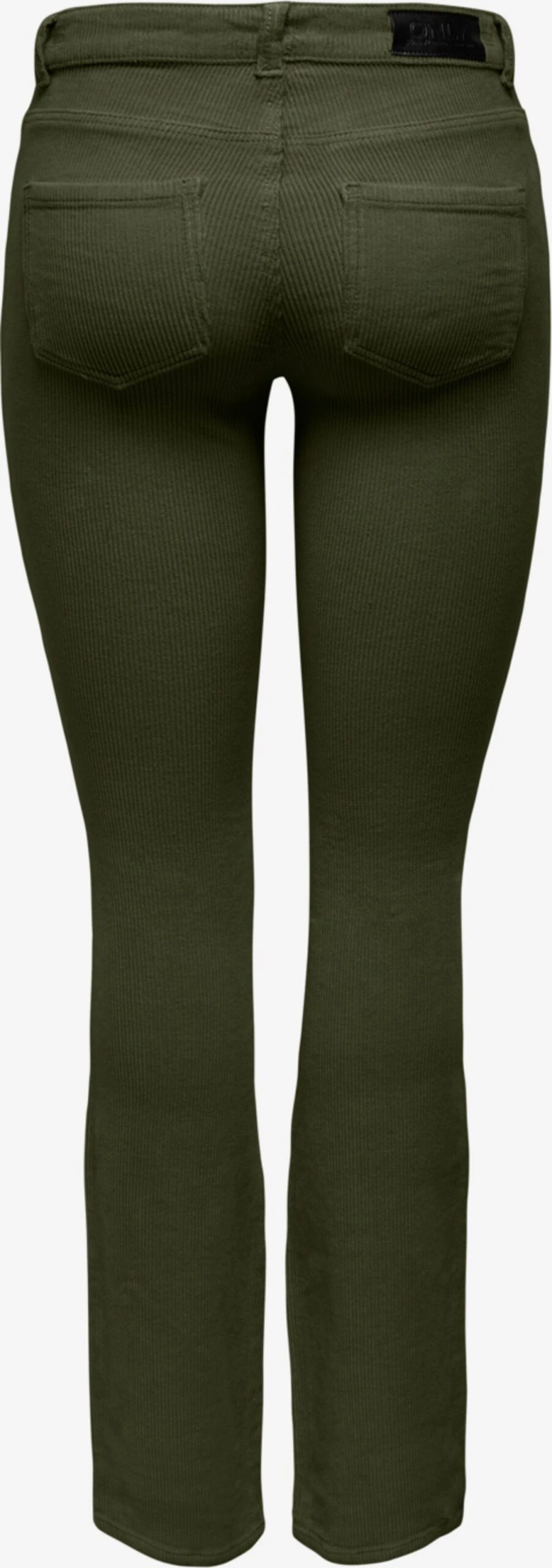 ONLY Ribbroeken Flared Broek Mary Dames Olijfgroen 2 ONLY Ribbroeken Flared Broek Mary Dames Olijfgroen - Afbeelding 2