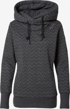 Ragwear Hoodies Sweatshirt GRIPY Dames Zwart