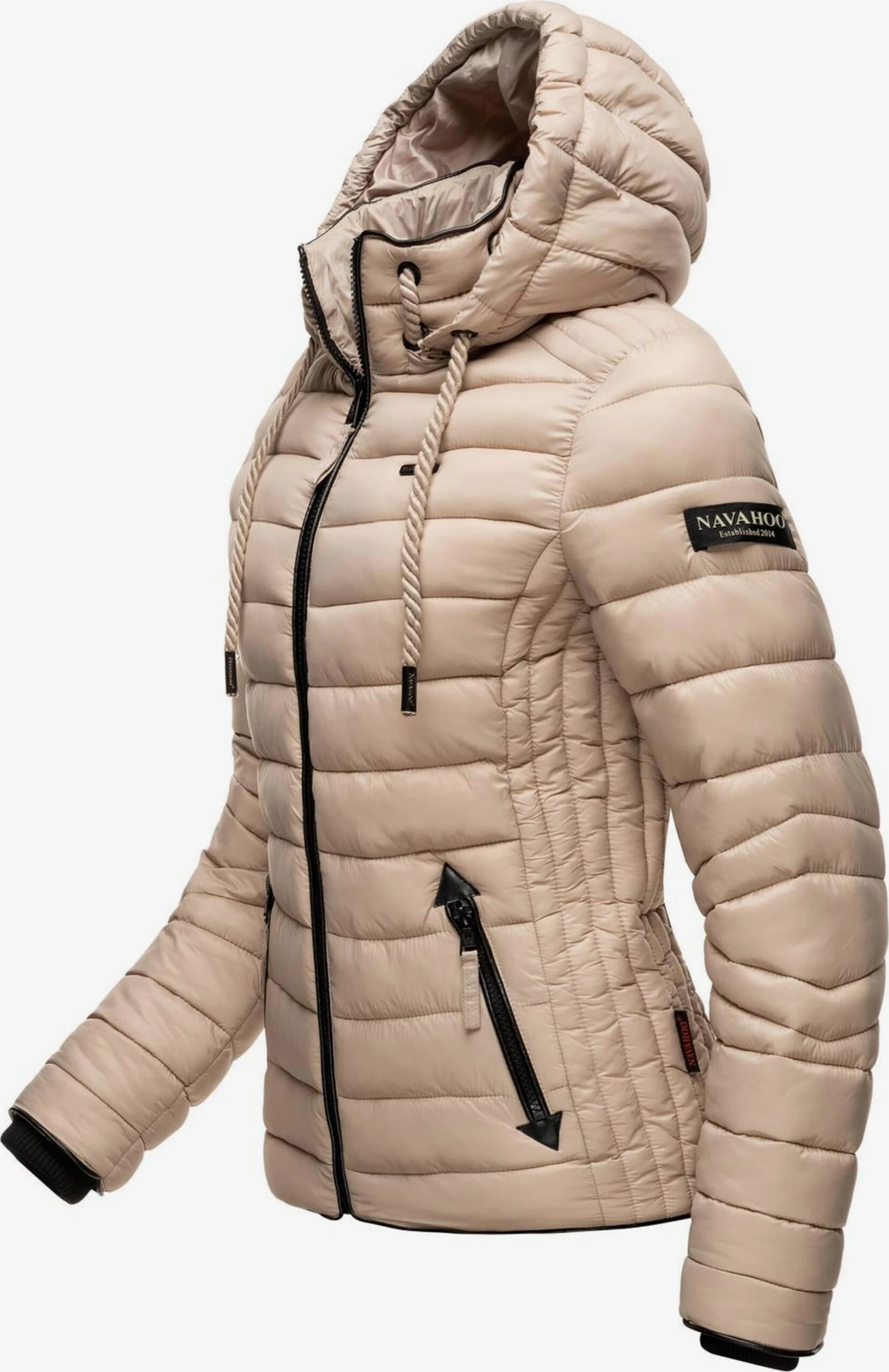 Navahoo Tussenjassen Tussenjas Lulana Dames Taupe 3 Navahoo Tussenjassen Tussenjas Lulana Dames Taupe - Afbeelding 3