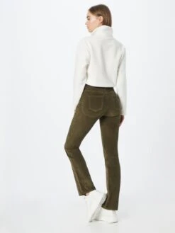 ONLY Ribbroeken Flared Broek Mary Dames Olijfgroen 10 ONLY Ribbroeken Flared Broek Mary Dames Olijfgroen -Kledingverkoopwinkel 716515824e2c6041a55fe793106b69d4