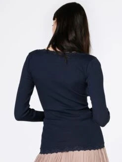 Rosemunde Vesten Gebreid Vest Silk Dames Navy -Kledingverkoopwinkel 71f8fc0dd5e5c0b3ebab878bf383e342