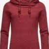 Ragwear Hoodies Sweatshirt Dames Wijnrood