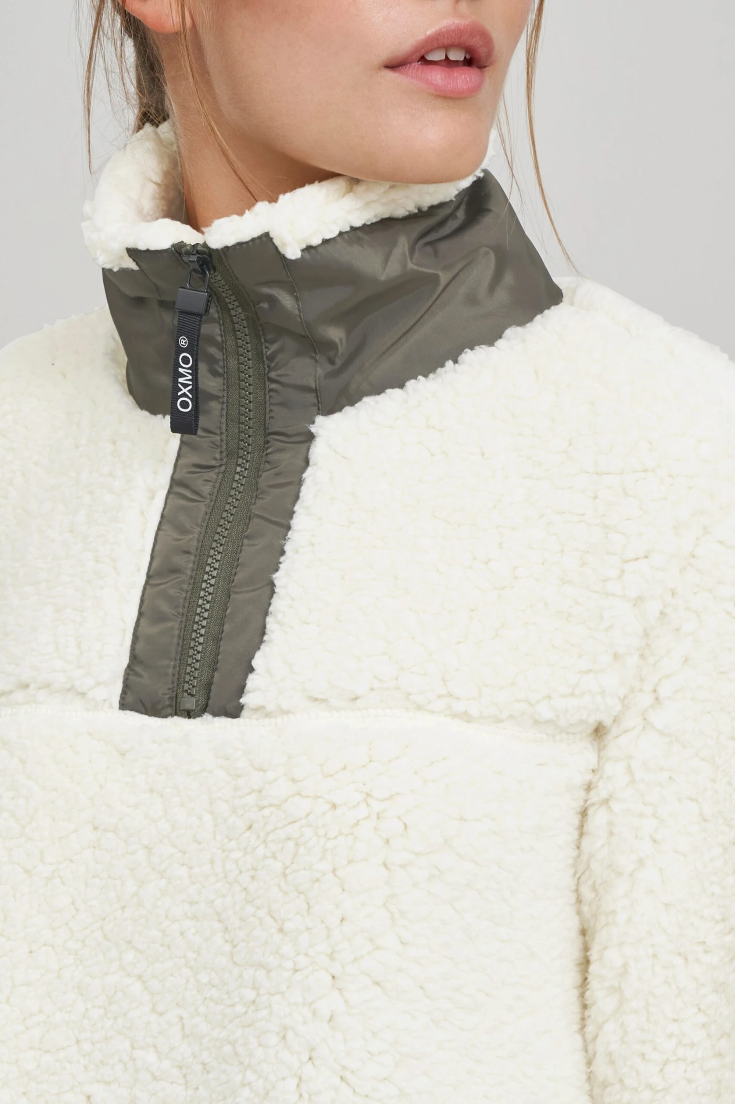 OXMO Truien Trui ELINA Dames Natuurwit 5 OXMO Truien Trui ELINA Dames Natuurwit - Afbeelding 5