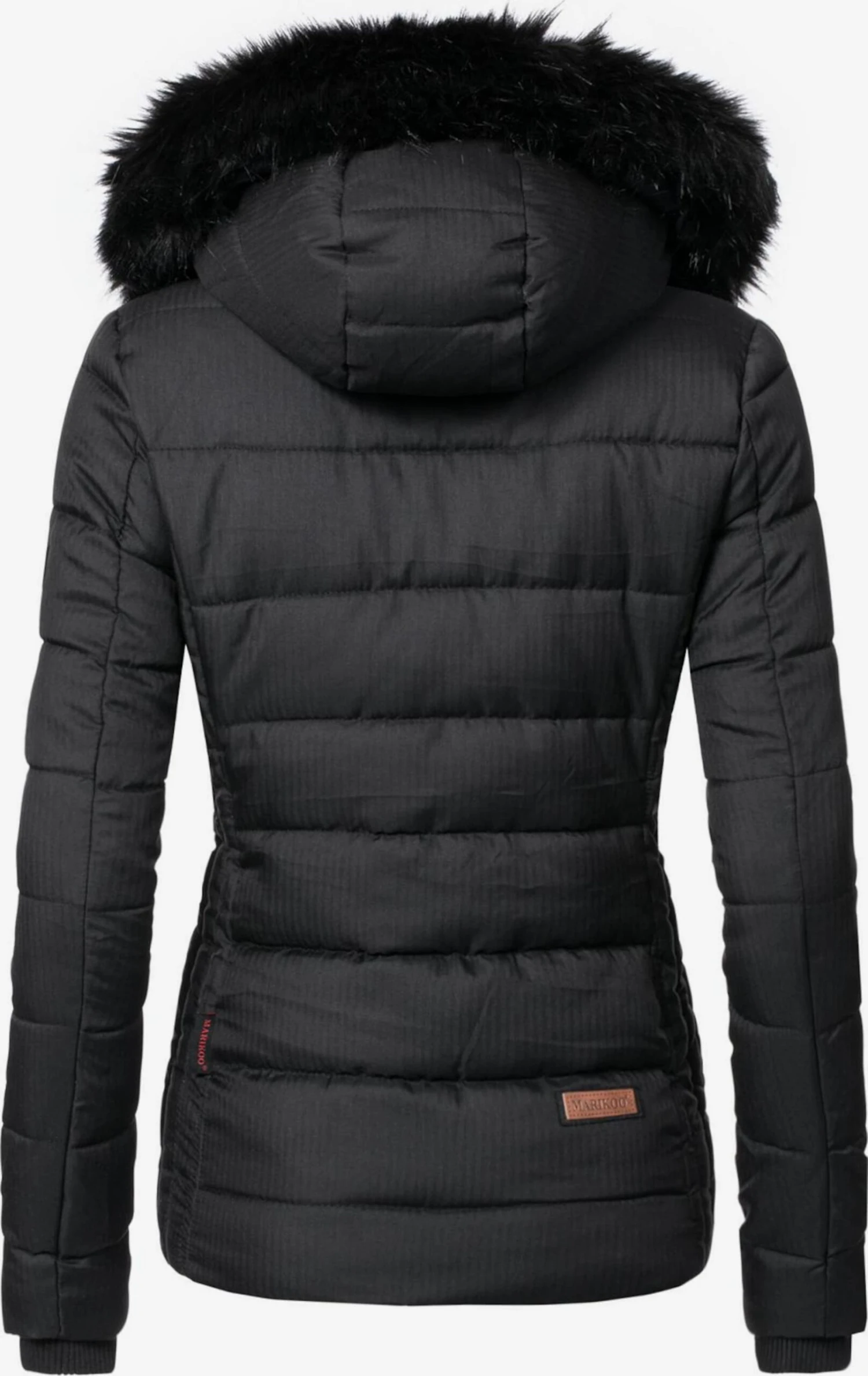 Marikoo Winterjassen Winterjas Unique Dames Zwart 3 Marikoo Winterjassen Winterjas Unique Dames Zwart - Afbeelding 3