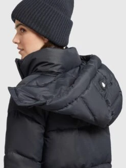 Khujo Winterjassen Winterjas Monty 2 Dames Nachtblauw -Kledingverkoopwinkel 7a76ad406d49cf37059764ab375879a5