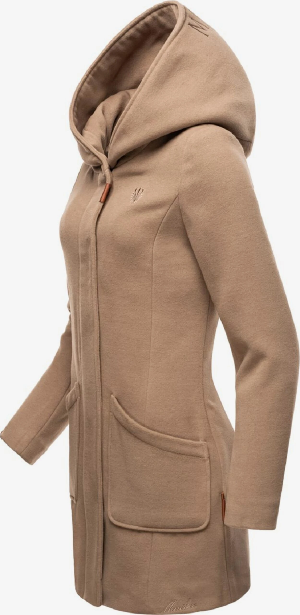 Marikoo Wintermantels Wintermantel Maikoo Dames Greige 2 Marikoo Wintermantels Wintermantel Maikoo Dames Greige - Afbeelding 2