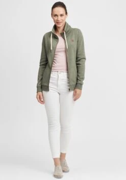 OXMO Sweatvesten Sweatvest Vicky Dames Groen 8 OXMO Sweatvesten Sweatvest Vicky Dames Groen -Kledingverkoopwinkel 80faccbfe48cc76b007603a67df83e7e