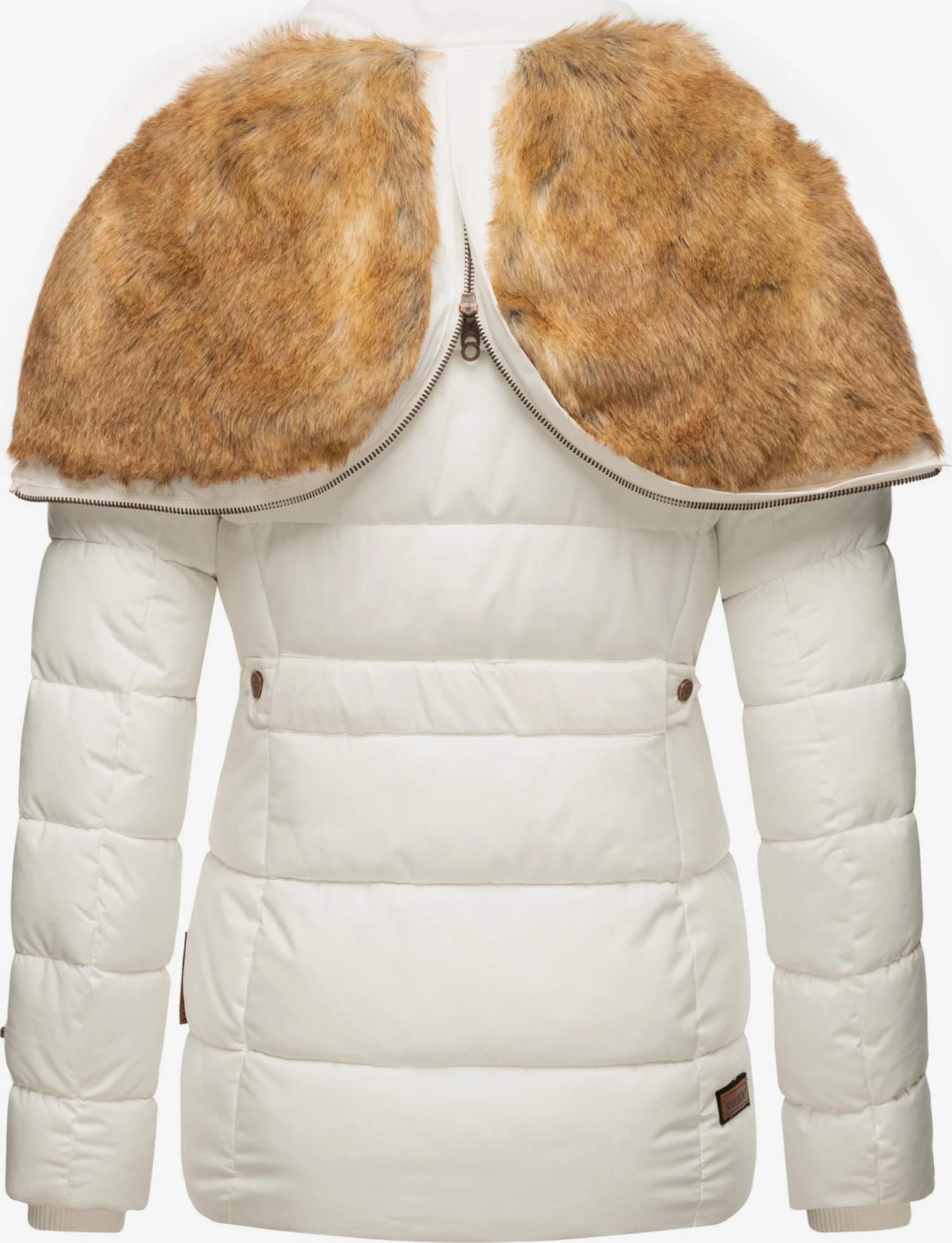 Marikoo Winterjassen Winterjas Nekoo Dames Wit 5 Marikoo Winterjassen Winterjas Nekoo Dames Wit - Afbeelding 5