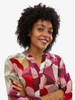 CARTOON Blouses Met Korte Mouw Blouse Dames Fuchsia -Kledingverkoopwinkel 8310efa60fd89485a6b77e2c3e7fb557