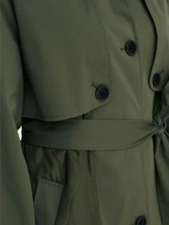 ONLY Trenchcoats Tussenmantel Dames Groen -Kledingverkoopwinkel 88d7b31c6491e70c33a50fe8d518180b