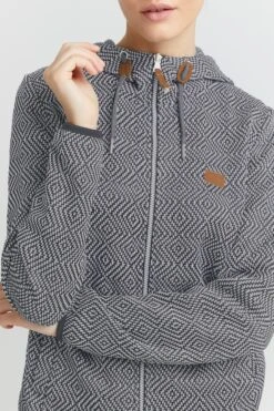OXMO Outdoor Jassen Fleece Jas Pebbles Dames Grijs 10 OXMO Outdoor Jassen Fleece Jas Pebbles Dames Grijs -Kledingverkoopwinkel 8cda143c101694d1e5e5c577540bb2bb