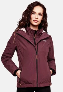 Marikoo Outdoor Jassen Functionele Jas Erdbeere Dames Wijnrood 13 Marikoo Outdoor Jassen Functionele Jas Erdbeere Dames Wijnrood -Kledingverkoopwinkel 8dab0da81ffe5dcc6f79ac47b53e981c