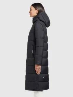 Khujo Wintermantels Wintermantel Corinna Dames Zwart -Kledingverkoopwinkel 8eb8010e440b19f8a97efd34ac48c7bd