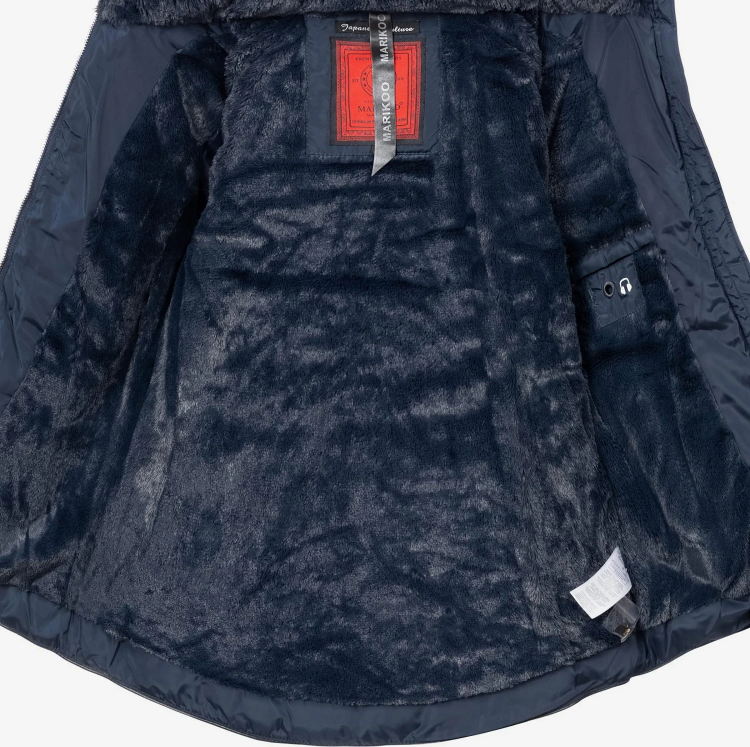 Marikoo Winterjassen Winterjas Amber Dames Navy 5 Marikoo Winterjassen Winterjas Amber Dames Navy - Afbeelding 5