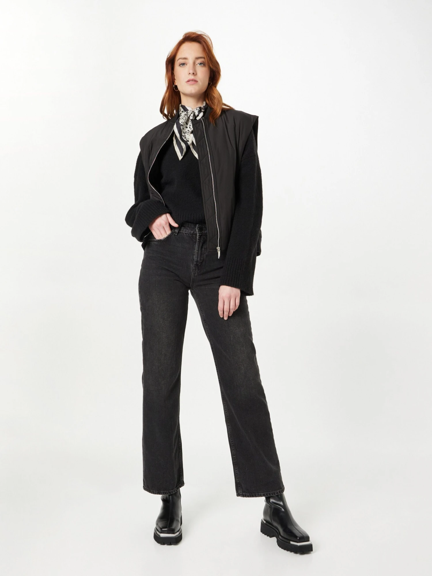 ONLY Wide Leg Wide Leg Jeans CAMILLE Dames Zwart 5 ONLY Wide Leg Wide Leg Jeans CAMILLE Dames Zwart - Afbeelding 5