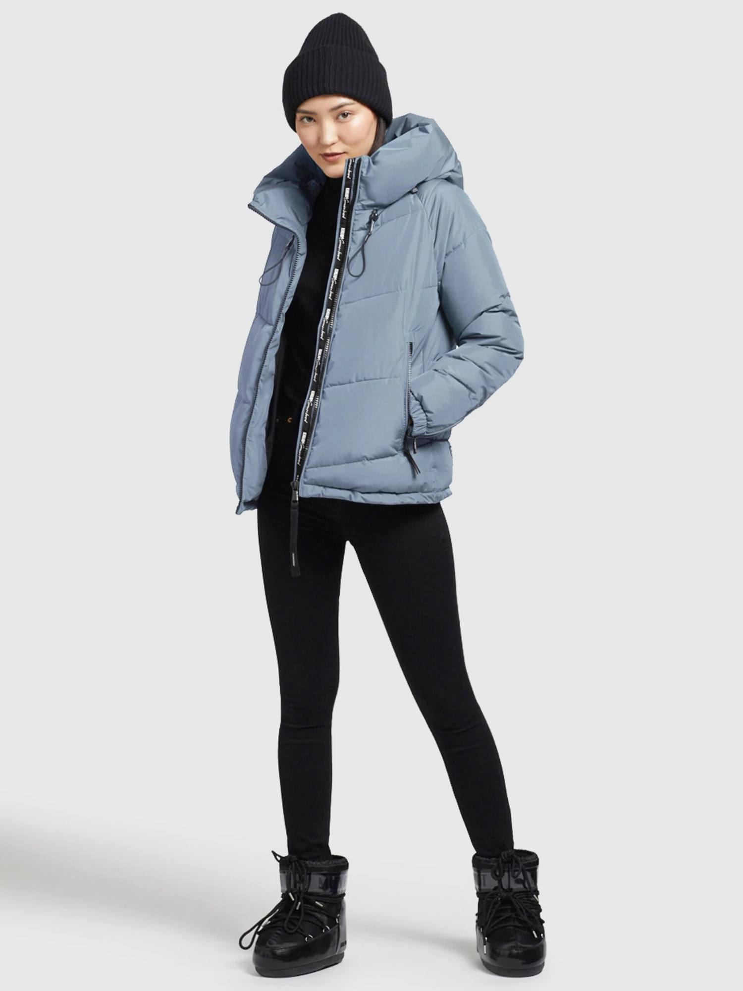 Khujo Winterjassen Winterjas Esila Dames Lichtblauw 2 Khujo Winterjassen Winterjas Esila Dames Lichtblauw - Afbeelding 2