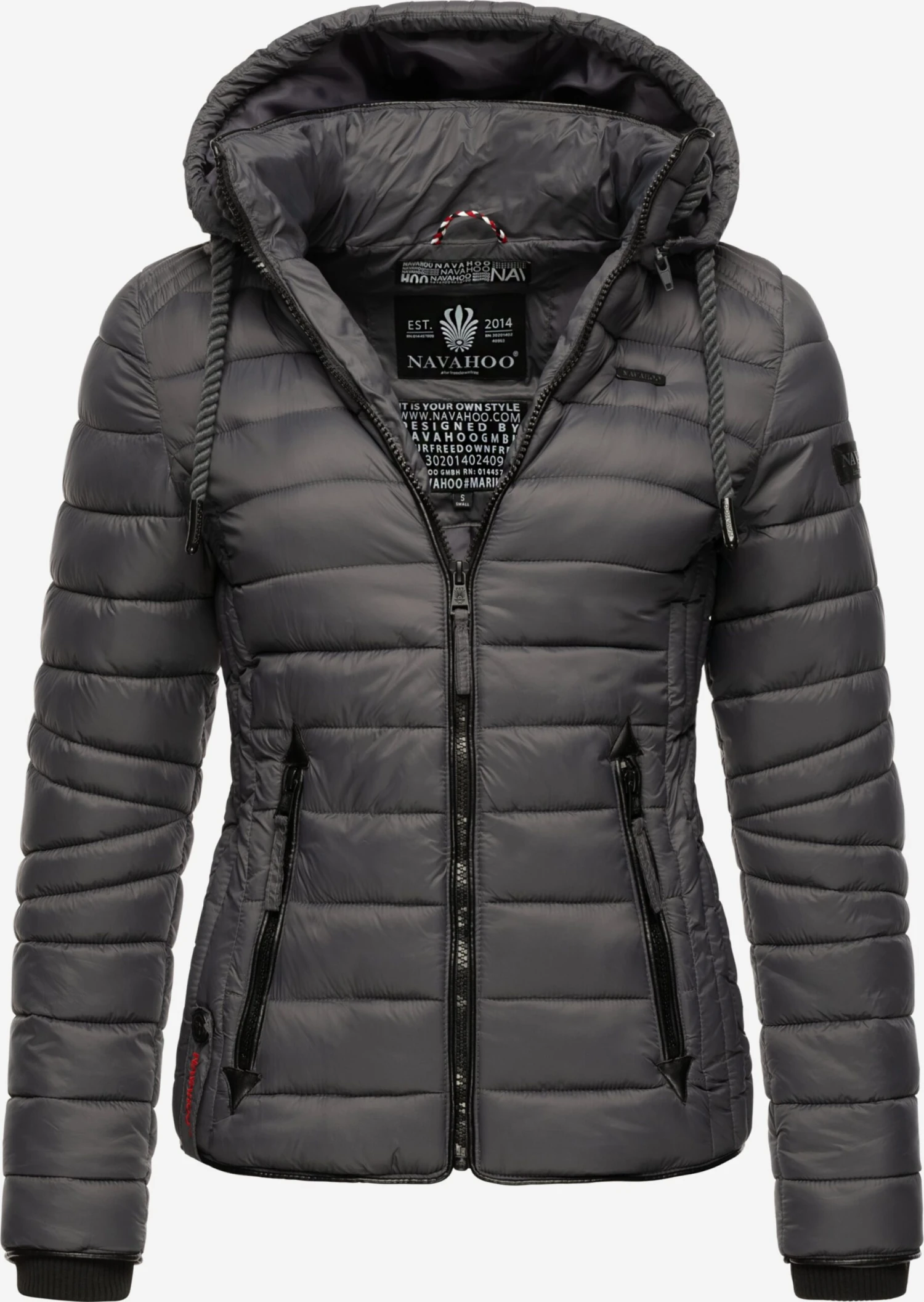 Navahoo Tussenjassen Tussenjas Lulana Dames Grijs 1 Navahoo Tussenjassen Tussenjas Lulana Dames Grijs