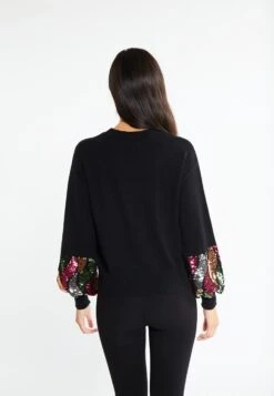 Faina Fijngebreide Truien Trui Caneva Dames Zwart 7 Faina Fijngebreide Truien Trui Caneva Dames Zwart -Kledingverkoopwinkel 9914b18dd87319edd047194876586057