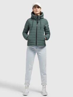 Khujo Tussenjassen Tussenjas Lovina4 Matt Dames Smaragd -Kledingverkoopwinkel 996b4e0f2c5b24e3adab364a44dcf8c5