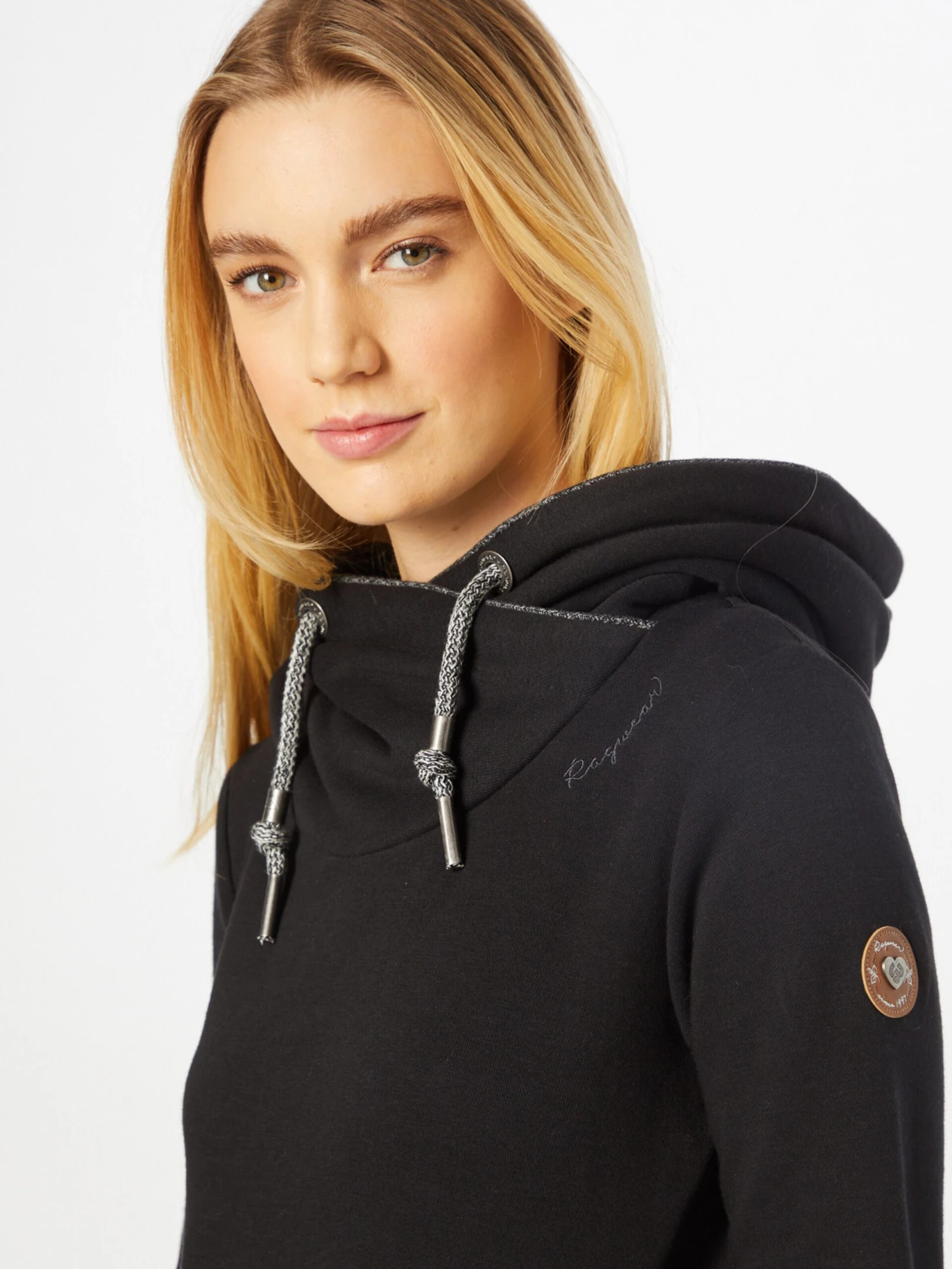 Ragwear Hoodies Sweatshirt Dames Zwart 2 Ragwear Hoodies Sweatshirt Dames Zwart - Afbeelding 2