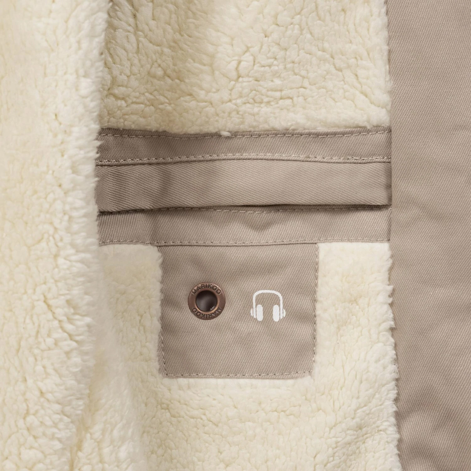 Marikoo Winterjassen Winterjas Manolya Dames Lichtbeige 5 Marikoo Winterjassen Winterjas Manolya Dames Lichtbeige - Afbeelding 5