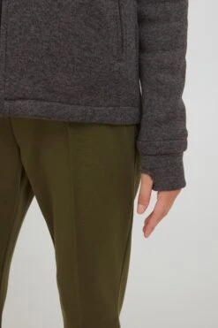 OXMO Sweatvesten Sweatvest Thory Dames Donkergrijs / Grijs Gemêleerd -Kledingverkoopwinkel a39ef25495e9de6dd25e63e527e719ff