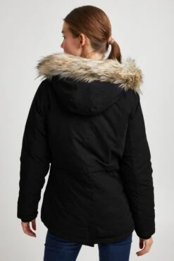 OXMO Winterjassen Winterjas LONA Dames Zwart -Kledingverkoopwinkel a4ad04b94441a9765c45992add3e24fd