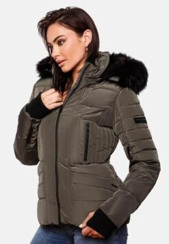 Navahoo Winterjassen Winterjas Adele Dames Taupe -Kledingverkoopwinkel a6aae830b5fd3cab99fd8ddf76d29254
