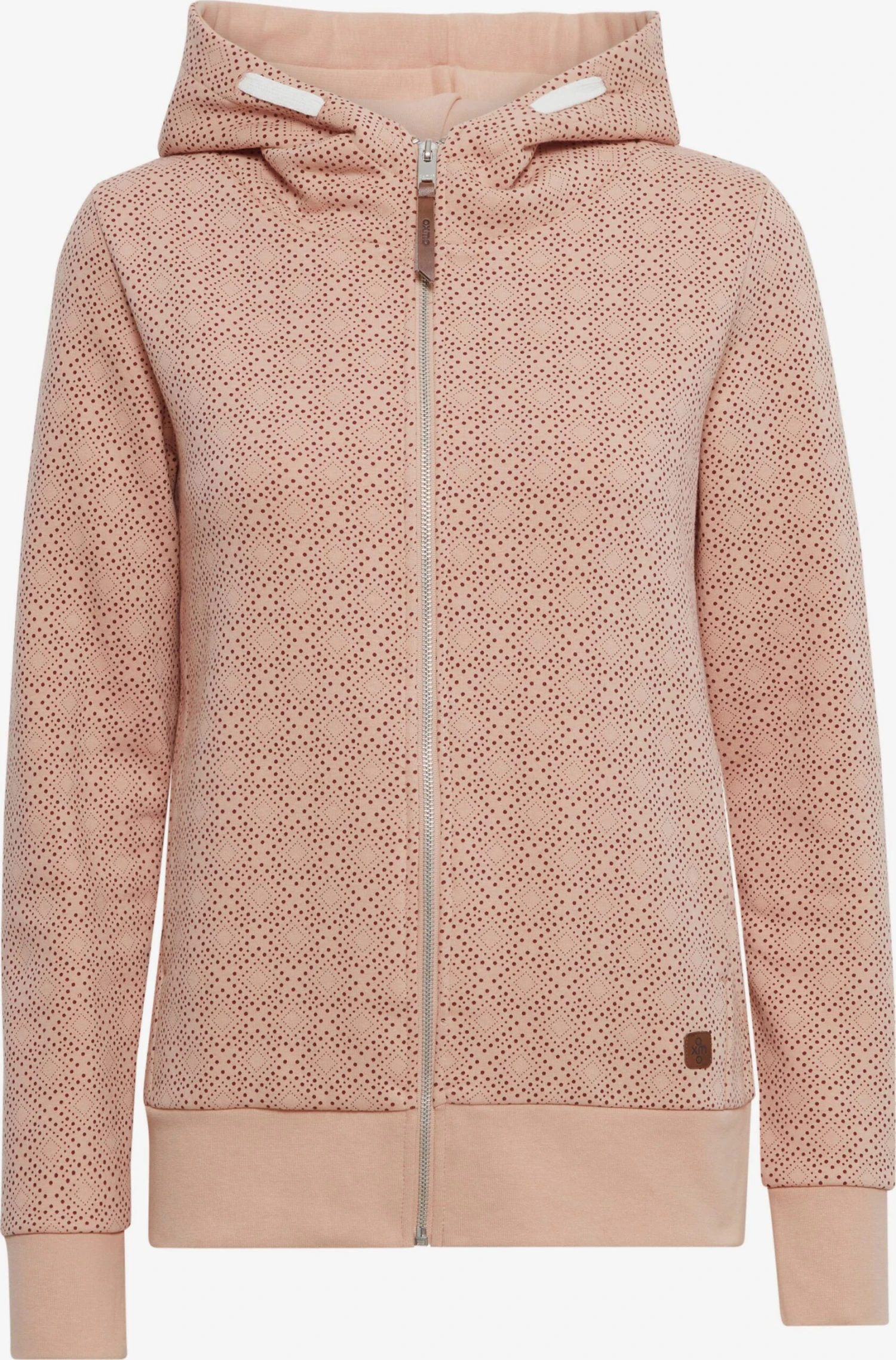 OXMO Sweatvesten Sweatvest VENDELA Dames Rosa 1 OXMO Sweatvesten Sweatvest VENDELA Dames Rosa