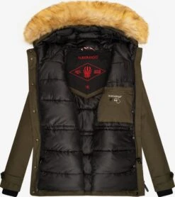 Navahoo Winterjassen Winterjas Laura Dames Kaki -Kledingverkoopwinkel ac128027390e5afe782c37c5351ca39f