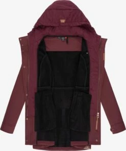 Ragwear Parkas Tussenparka Ybela Dames Wijnrood -Kledingverkoopwinkel ac9775f8f145d9c8ba77c2b6712aee2a