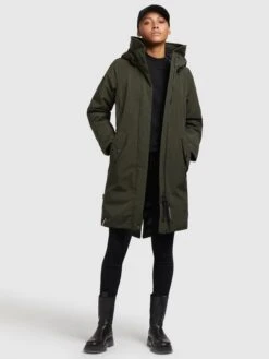 Khujo Wintermantels Wintermantel Charlyn 3 Dames Kaki 10 Khujo Wintermantels Wintermantel Charlyn 3 Dames Kaki -Kledingverkoopwinkel acfbcec0fa87441604932f30d3584966