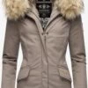 Navahoo Parkas Winterparka Cristal Dames Grijs