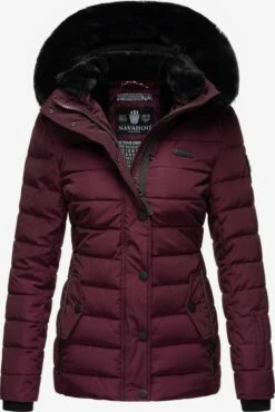 Navahoo Winterjassen Winterjas Milianaa Dames Aubergine -Kledingverkoopwinkel b2563943a888986d6d7be85b2fa2b616